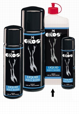 Eros Liquid Aqua Based Glijmiddel, 1 ltr