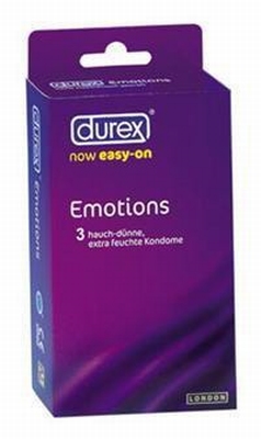 Durex Emotions Condooms, 3 stuks