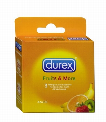 Durex Fruits & More Condooms, 3 stuks