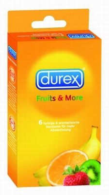 Durex Fruits & More Condooms, 6 stuks